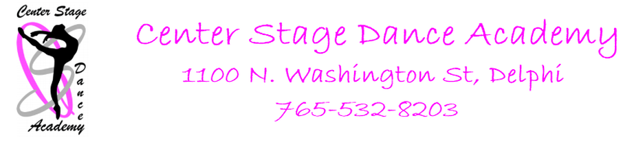 Center Stage Dance Academy Delphi, Indiana 765-532-8203